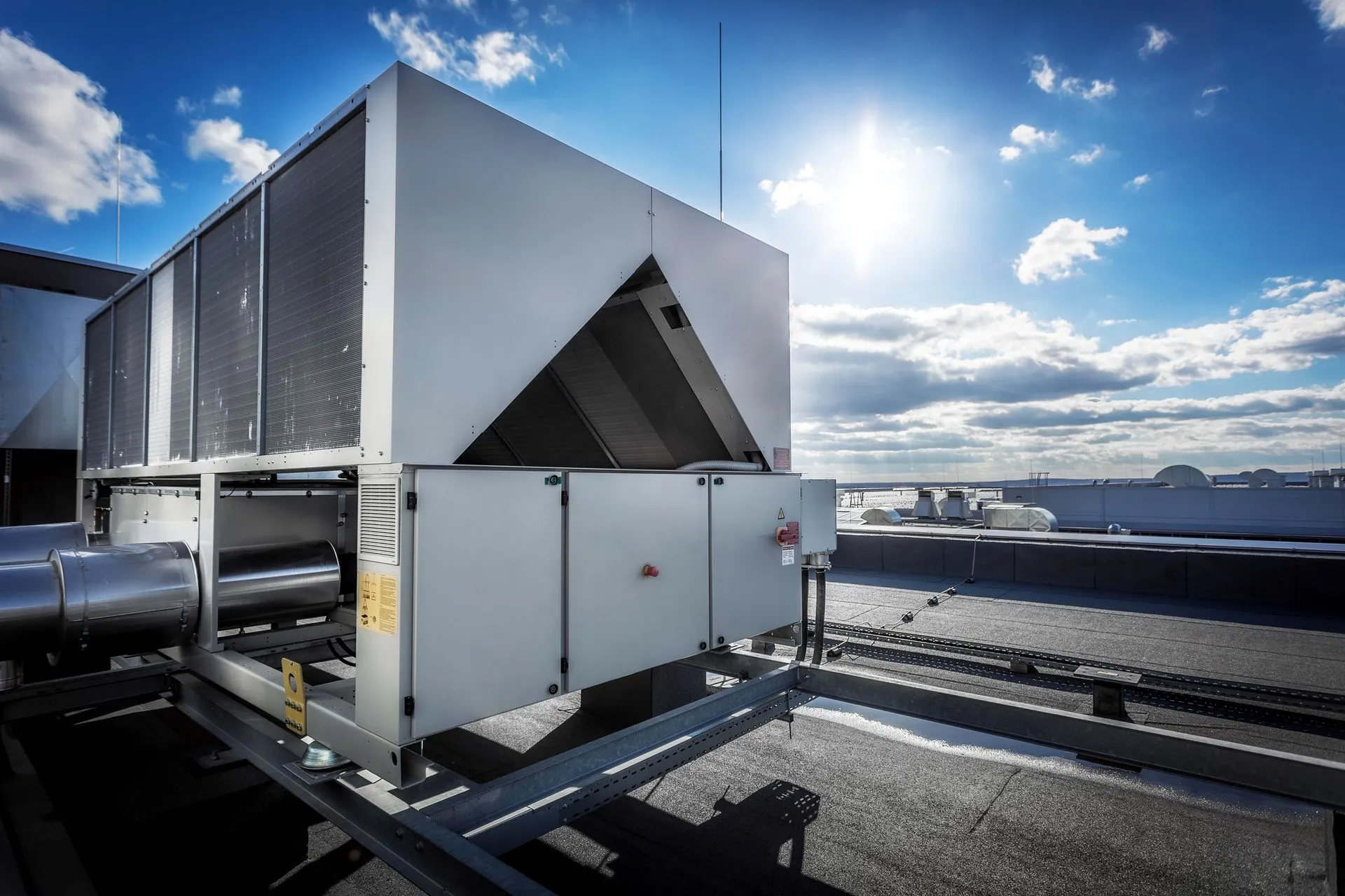 Commercial rooftop HVAC equipment